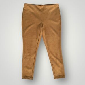 5 for $45 NYCC Suede Leggings Pants Pull Up Women Size L